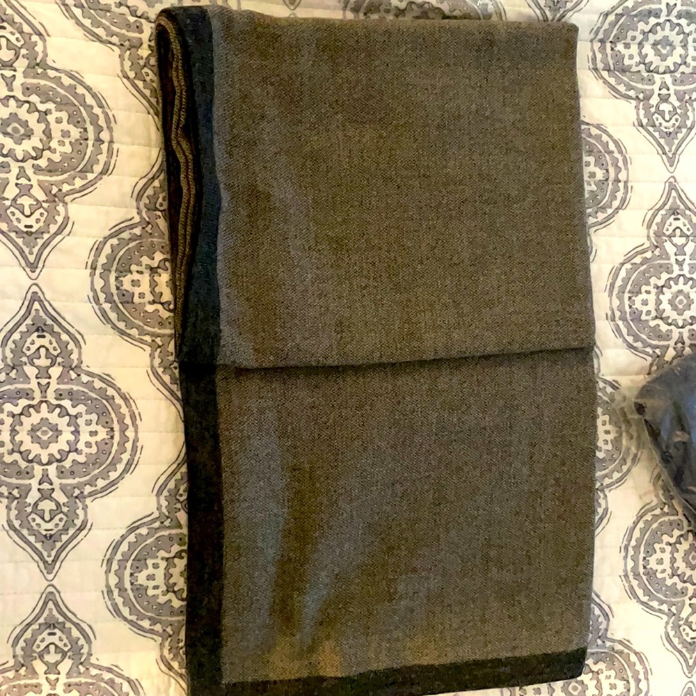 steel grey blanket west elm super soft